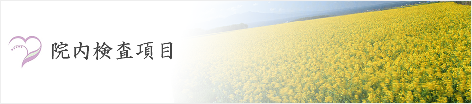 院内検査項目